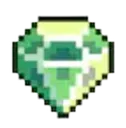 Emoji diamantvert
