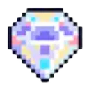 Emoji diamantblanc