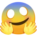 Emoji scary_hug
