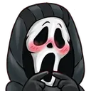 Emoji blushy_ghostface