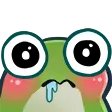 Emoji frogdrool