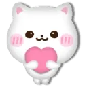 Emoji heartgift