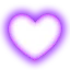 Emoji purple_heart_glow