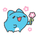 Emoji blueflower