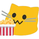 Emoji blobcatpopcorn
