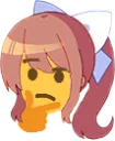 Emoji 2211_MonikaThinking