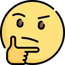 Emoji thinking