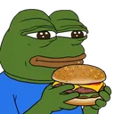 Emoji pepeburger