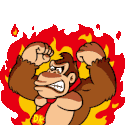 Emoji 9271mariobrosdonkeykongfire