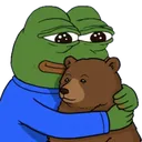 Emoji 4076pepebearhug