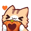 Emoji citrouille