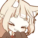 Emoji 444_neko_giggle