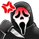 Emoji ghostfacee_mad