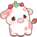 Emoji H_strawberrycow
