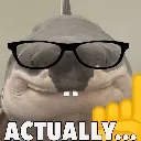 Emoji sharktually