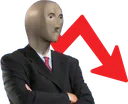 Emoji not_stonks