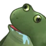 Emoji frog_dumb