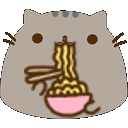 Emoji pusheennoodles