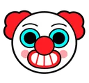 Emoji clown