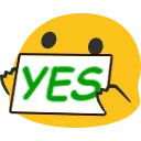 Emoji blob_yes