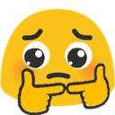 Emoji shy