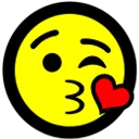 Emoji ModerneKissing_