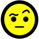 Emoji ModerneRaisedEybrow
