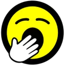 Emoji ModerneYawning