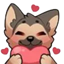 Emoji Dog_heart