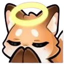 Emoji Fox_angel