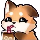 Emoji Fox_slurp