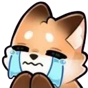 Emoji Fox_cry