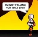 Emoji imnotfallingforthatshit