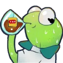 Emoji KermitSip