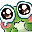 Emoji FroggieCuteStare
