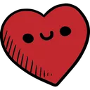 Emoji 23468redsmileyheart