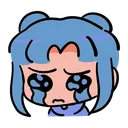 Emoji sadblue