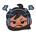 Emoji angrygirl