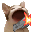 Emoji pop_cat_gun