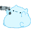 Emoji 9731bluebonkgun