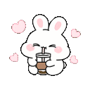 Emoji 41505bunnycoffee