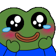 Emoji pepe_blush