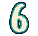Emoji autre_number_6