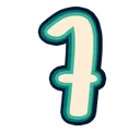 Emoji autre_number_7