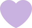 Emoji pastelpurplehear