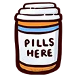 Emoji pillule