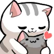 Emoji catHug