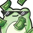 Emoji frogmoney