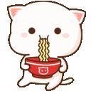 Emoji 888_cat_noodles