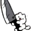 Emoji knifecat